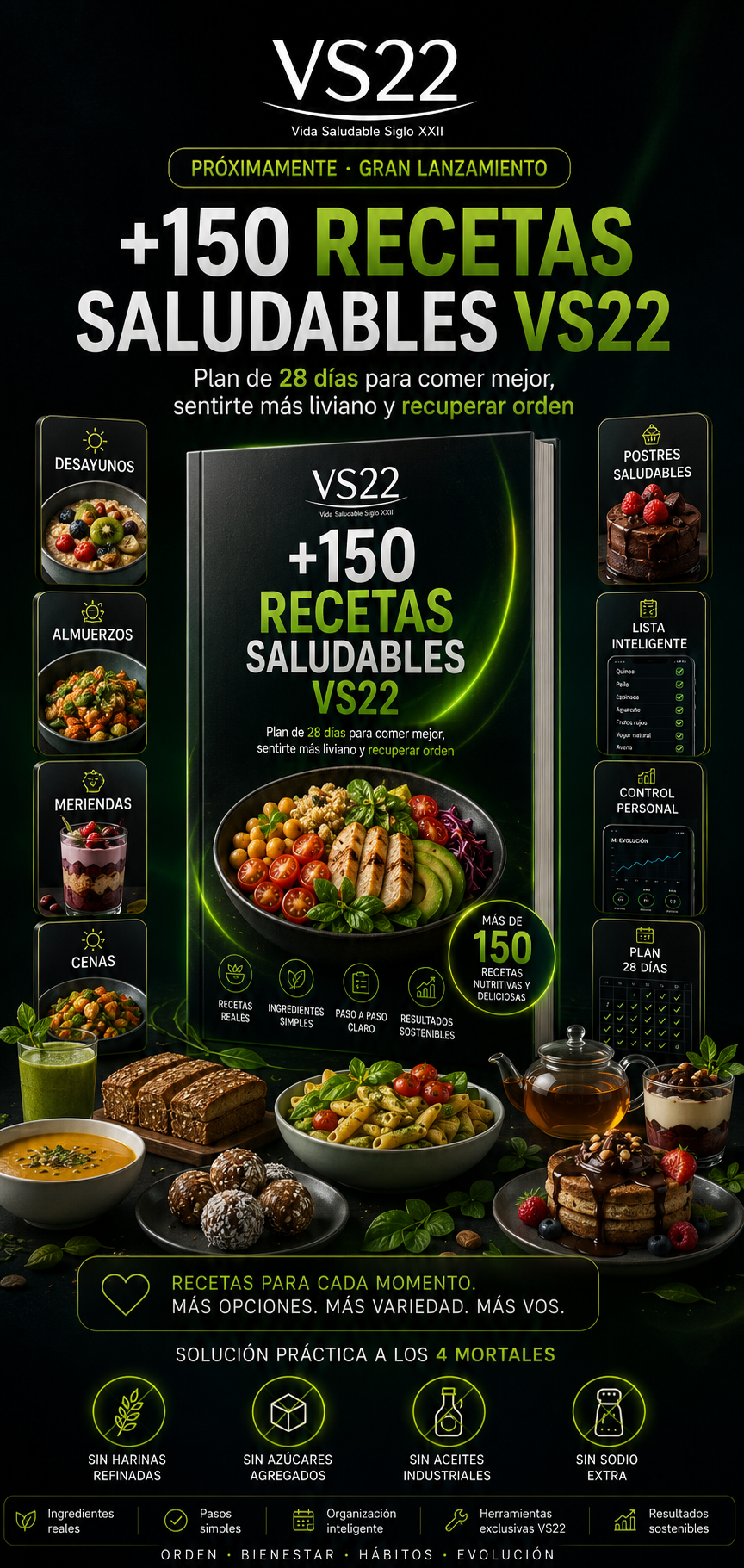 +150 recetas saludables VS22