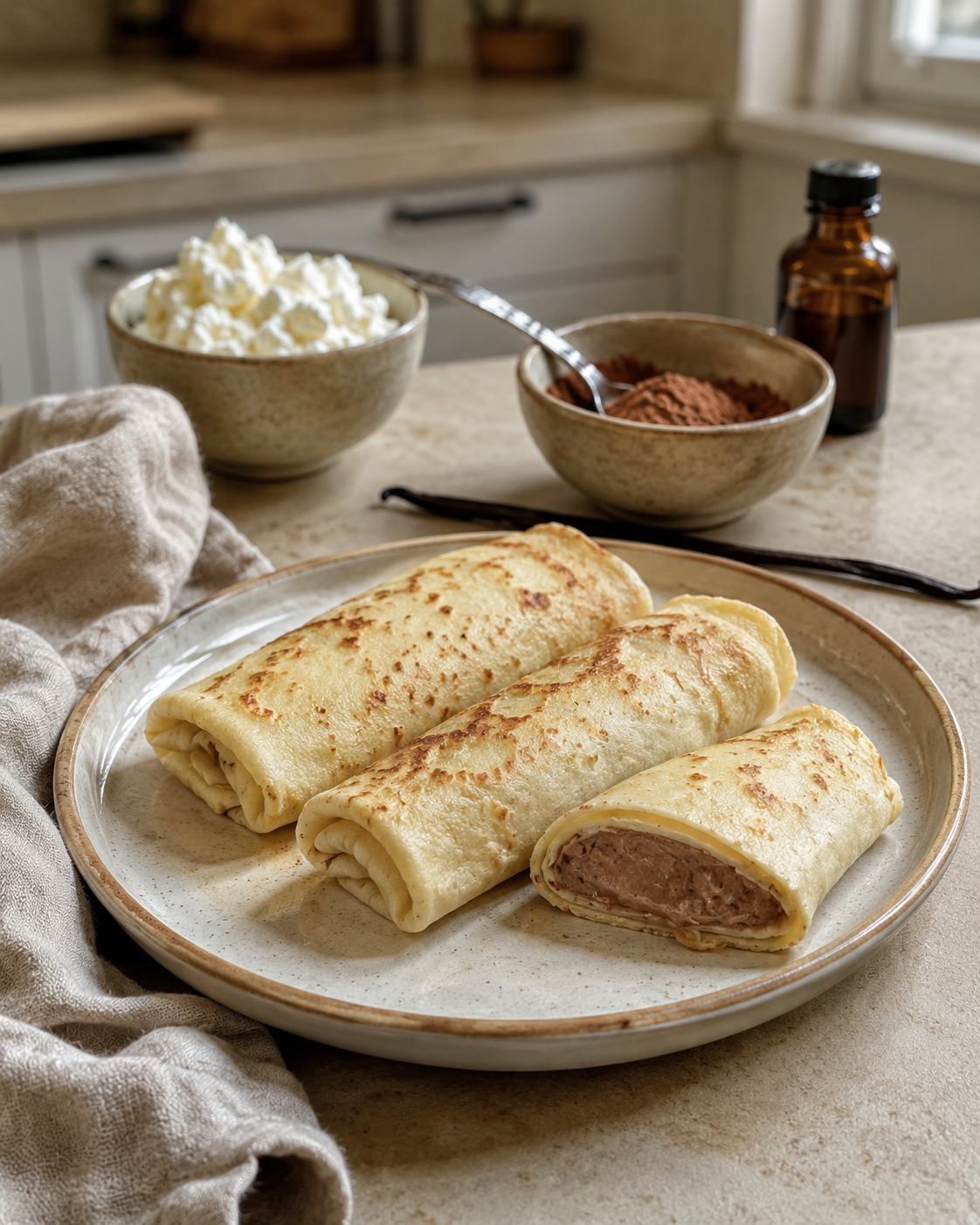 Canelones Fríos VS22 de Ricota-Cacao