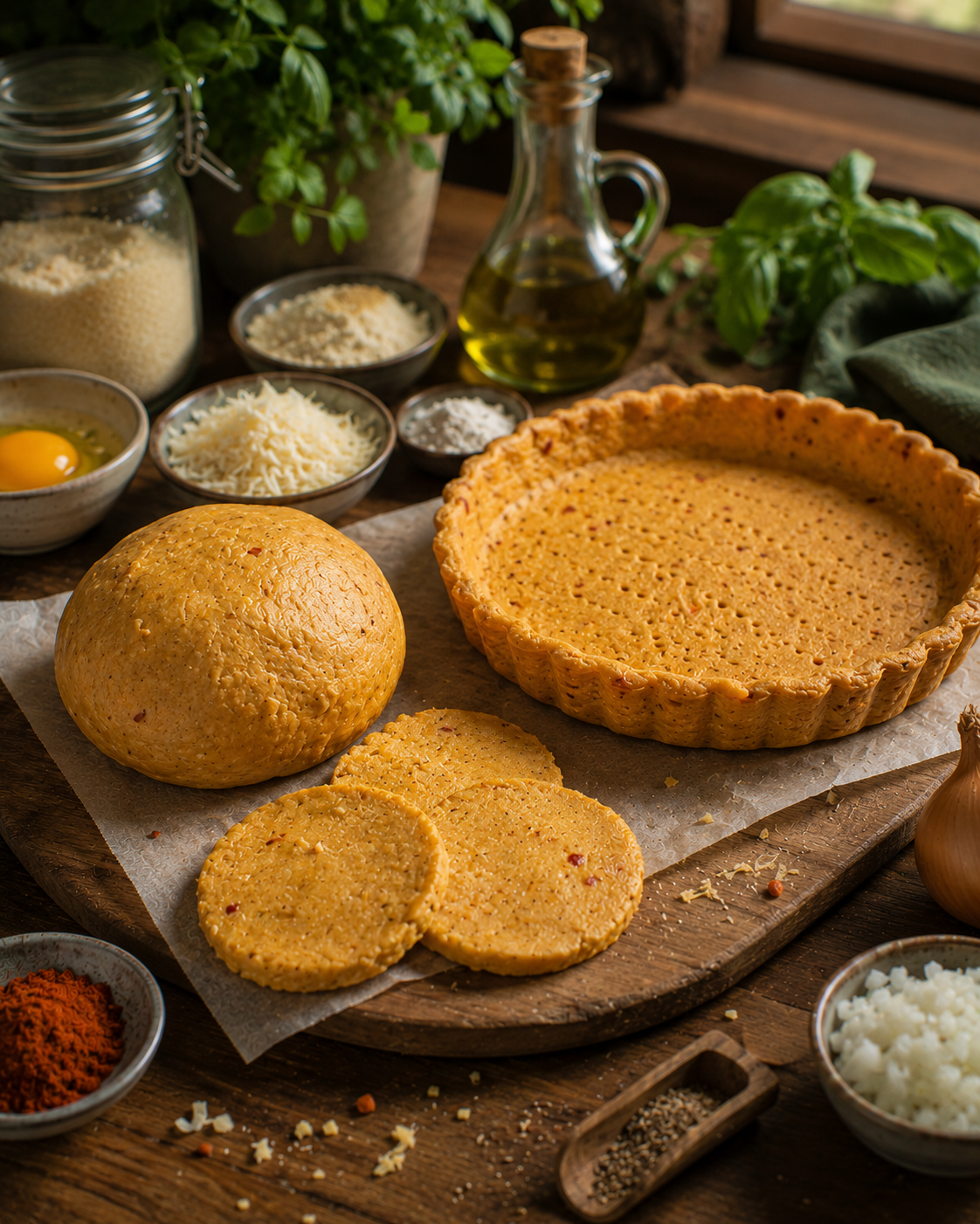 Masa Dorada VS22 De Queso, Cebolla Y Pimentón